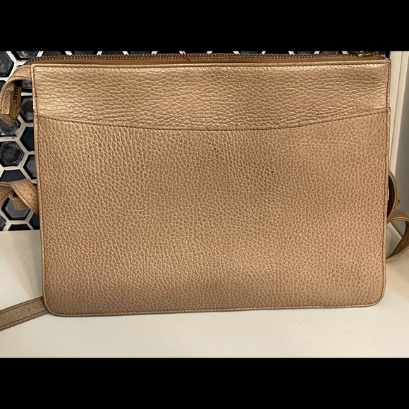 Vintage Mark Cross Pebbled Leather Crossbody Bag - Picture 4 of 16